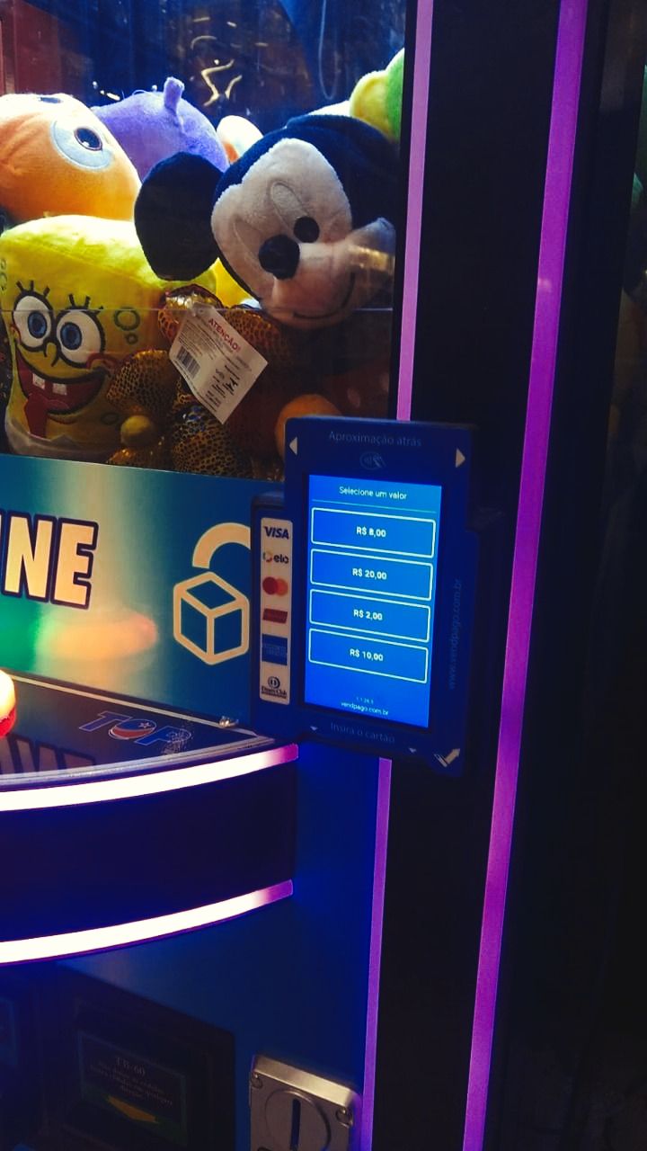 Payblu Mod X em grua Top Machine