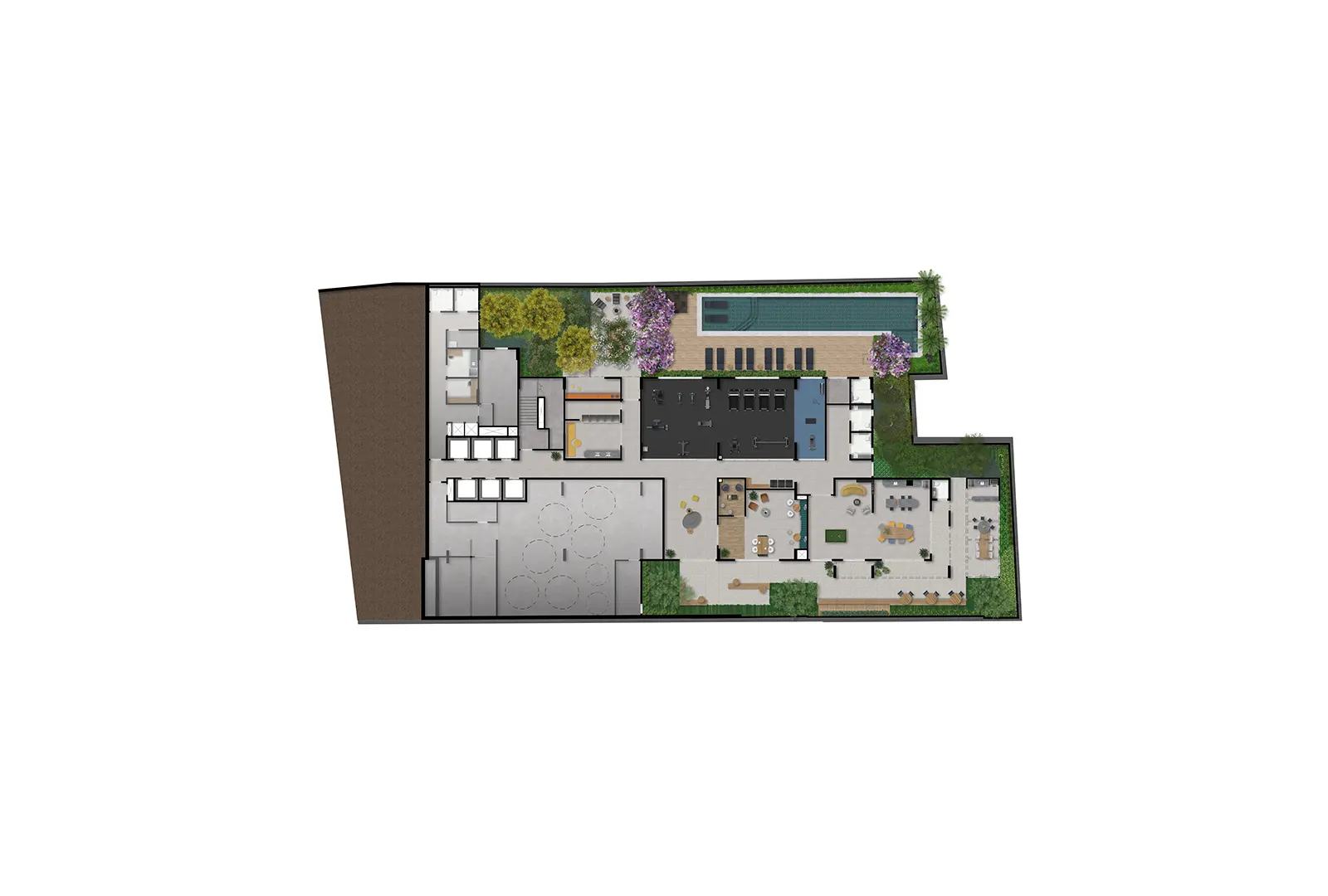 Implantação 1* subsolo