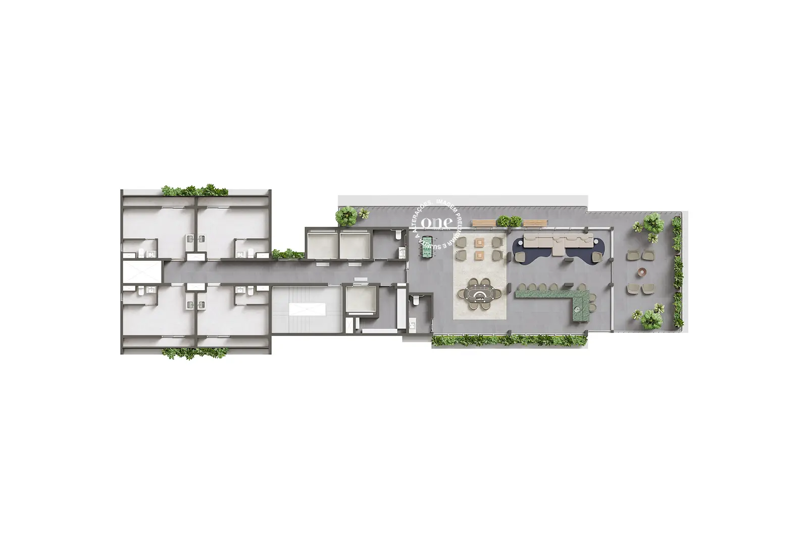 Implantação 18* andar