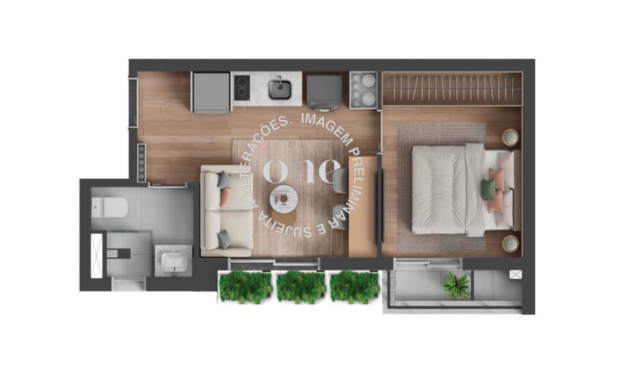 1 DORM - 31 M2