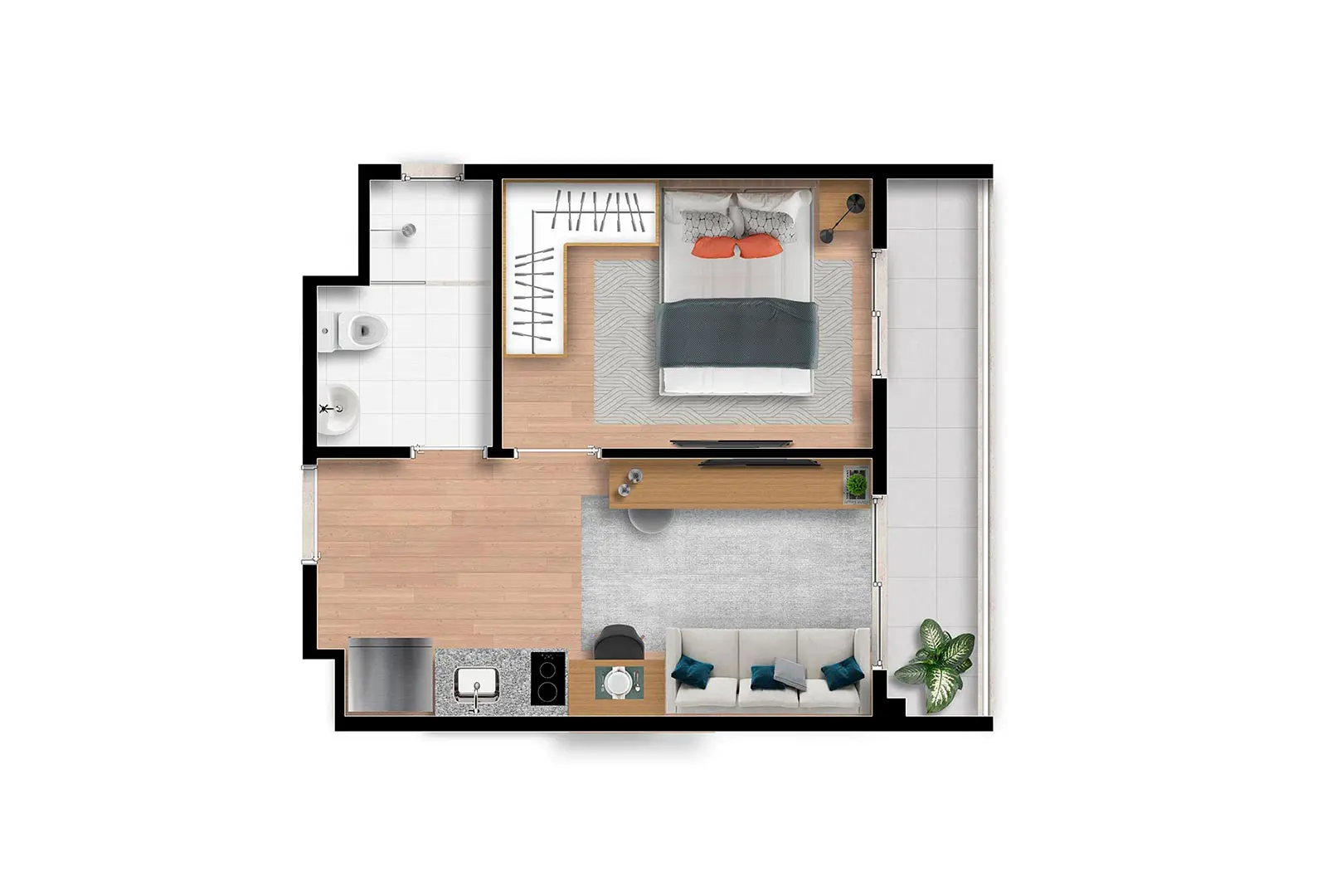 1 DORM - 31 M2