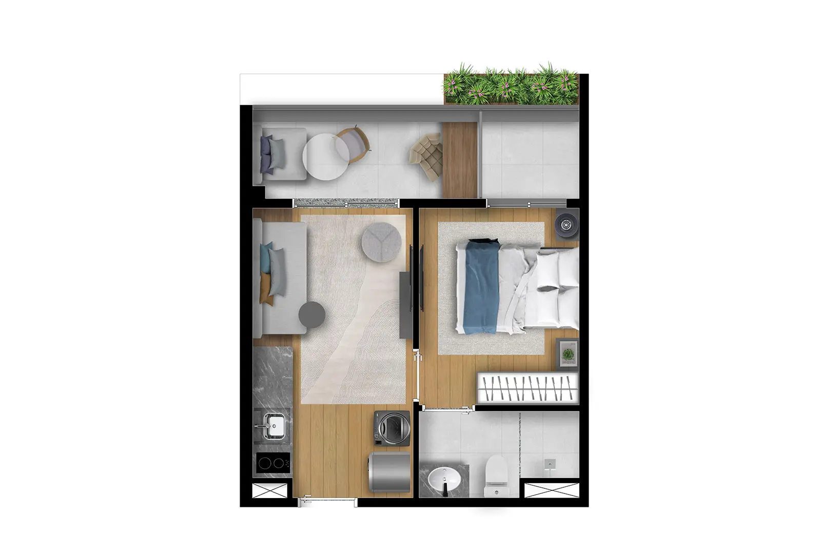 1 DORM - 31 M2