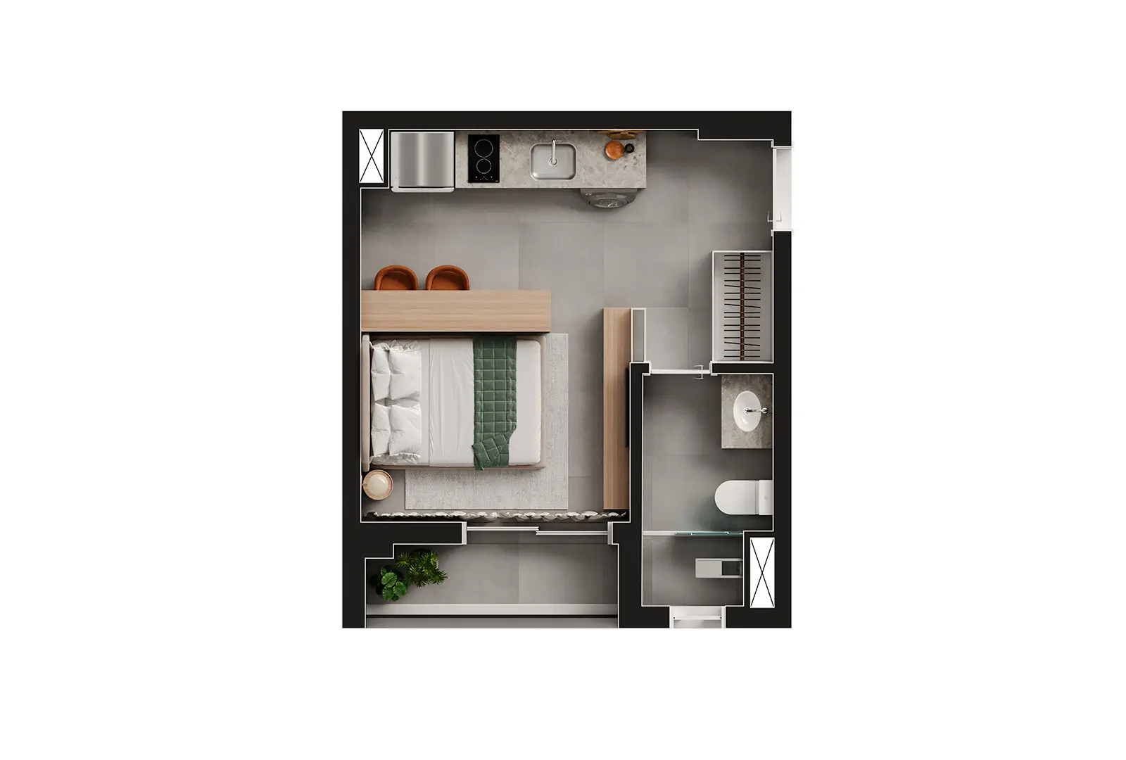 STUDIO - 25 M2