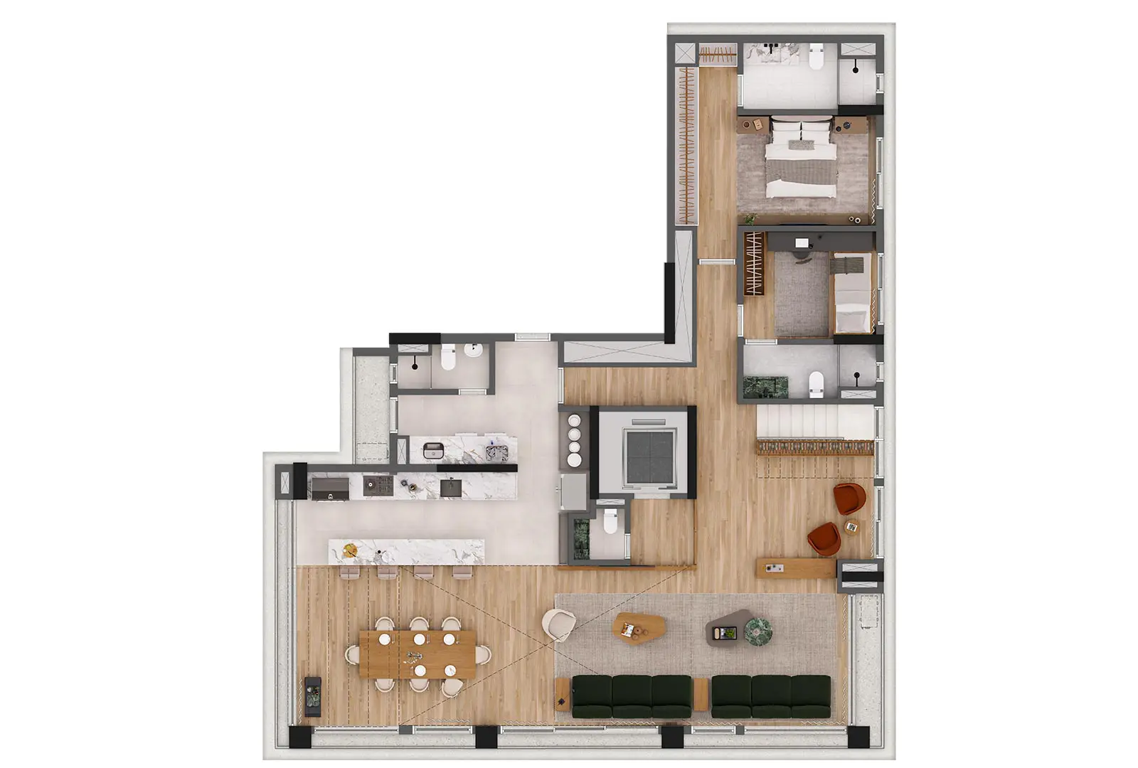 Cobertura Inferior - 310 M2