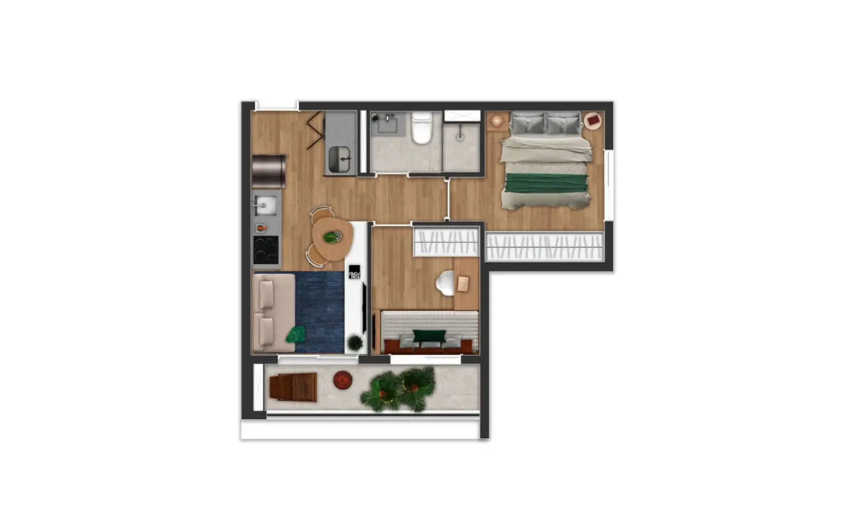 2 DORMS - 39 M2