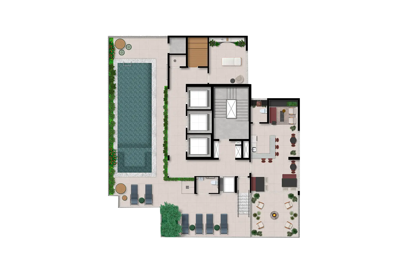 Implantação 28* andar