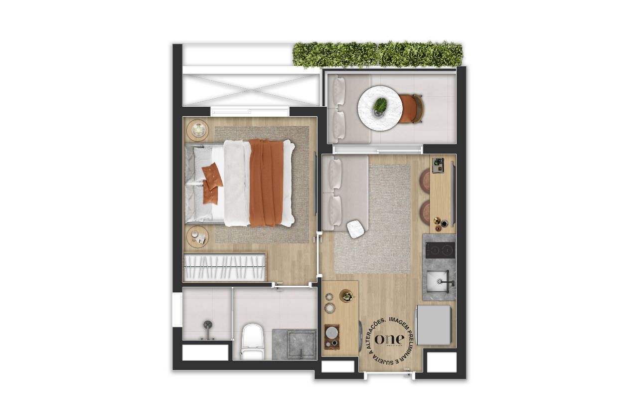 1 DORM - 28 M2