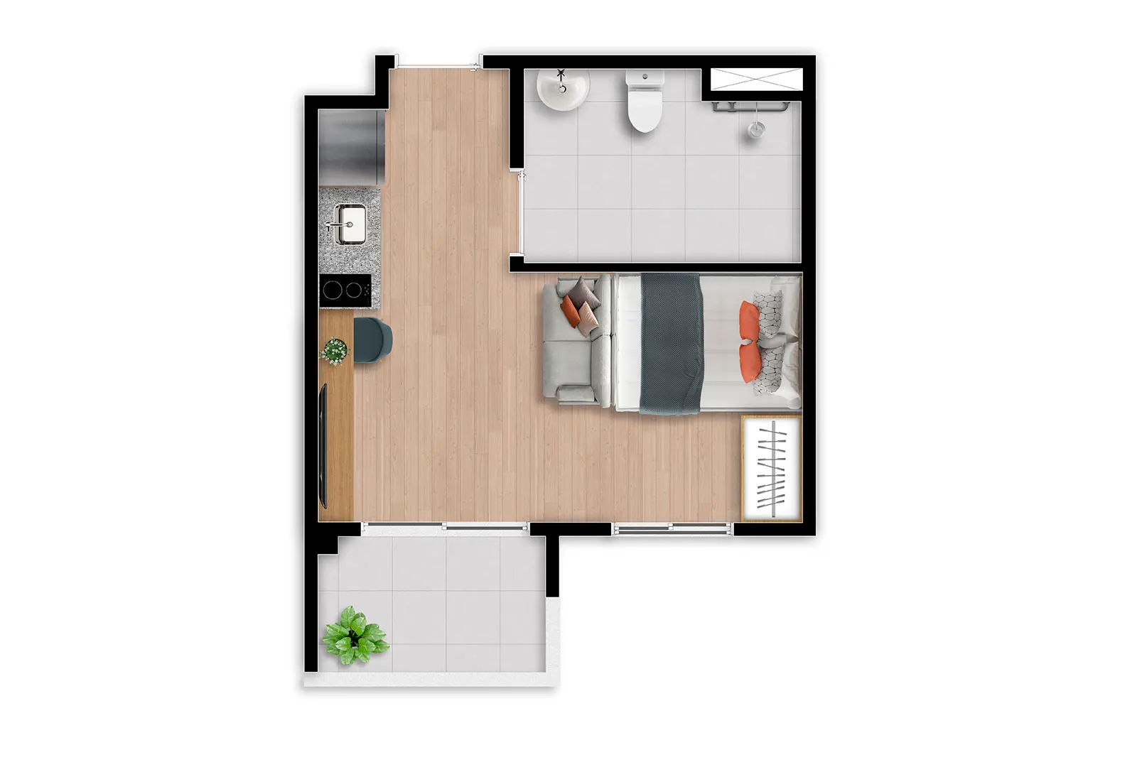 STUDIO NR - 27 M2