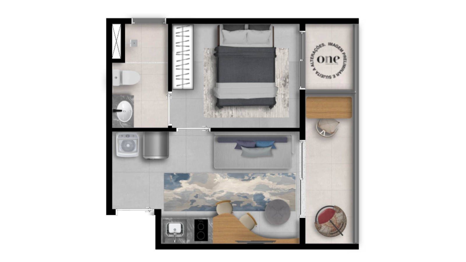 31 m2 - 1 DORM