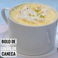 Bolo de Limão de Caneca
