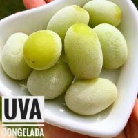 UVA CONGELADA: um snack saudável para o verão. Naturalmente doce, é uma opção para sobremesa e gelinho para bebidas (sem deixar aguado).