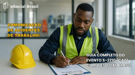 Comunicação de Acidentes de Trabalho: Guia Completo do Evento S-2210 (CAT) com o eSocial Brasil