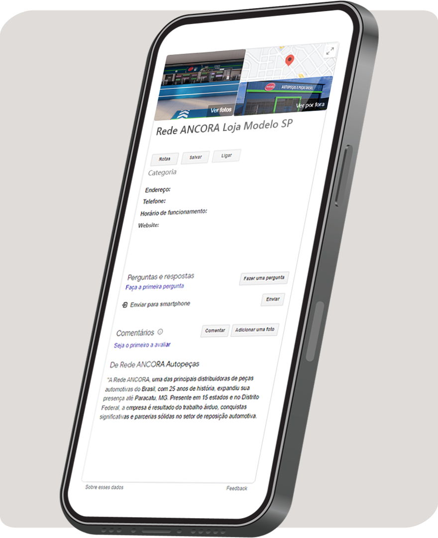 Mockup Google Meu Negócio