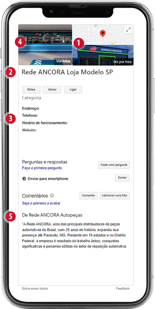 Mockup Google Meu Negócio
