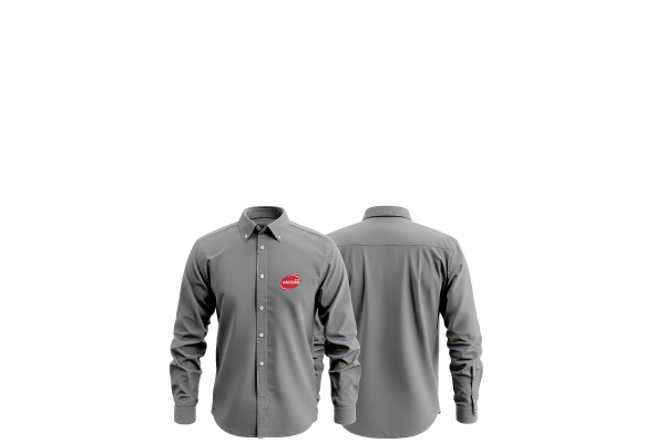 Modelo Uniformes - Modelo Camisa Social Manga Longa