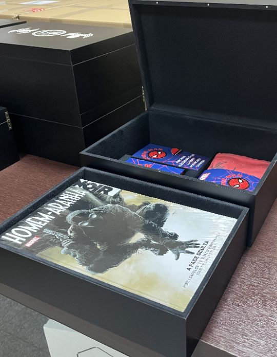 CAIXA MDF BRANCA FLOCADA ALTO PADRÃO