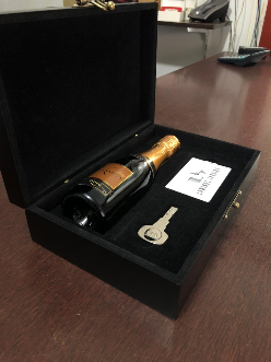 CAIXA MDF ENTREGA DE CHAVES CONSTRUTORA APARTAMENTO LUMINUS JARDINS BABY CHANDON