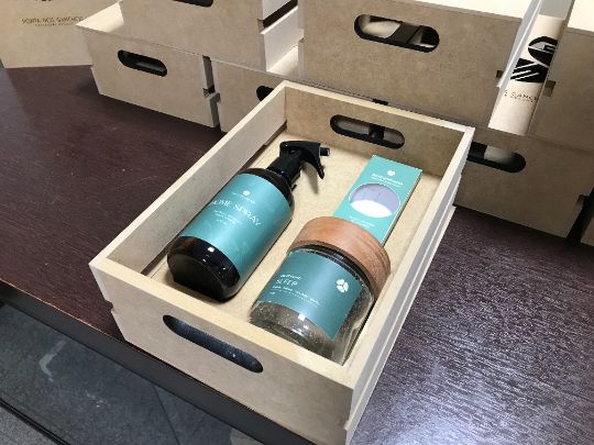 CAIXOTE EM MDF COM ALÇA