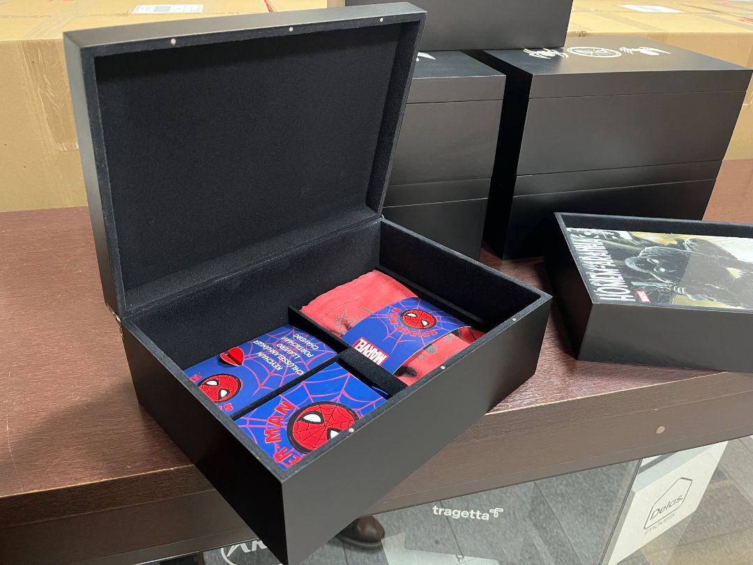 CAIXA MDF PRETA ALTO PADRÃO