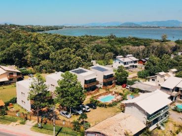 pousada la floresta flat praia do rosa - sc