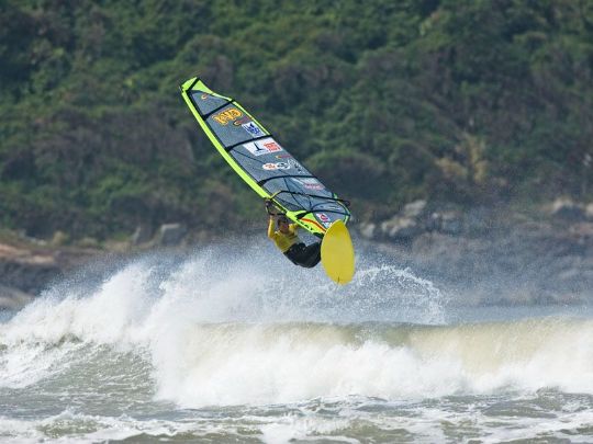 wind surf praia de ibiraquera - praia do luz - sc