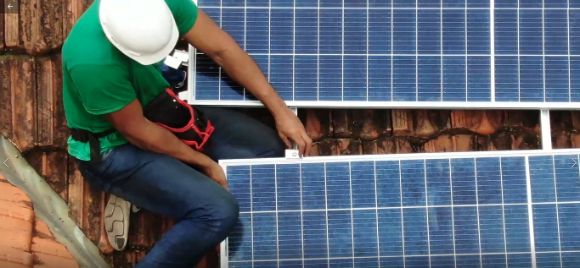 Inspeção com drone de Painel Solar