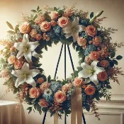 coroa de flores funerária em garopaba - sc