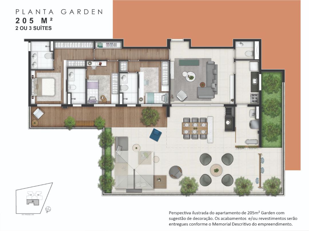 Garden 205m²