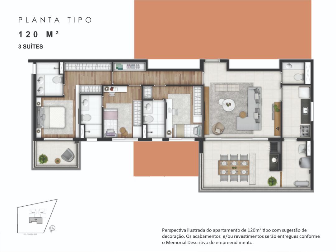 120m²