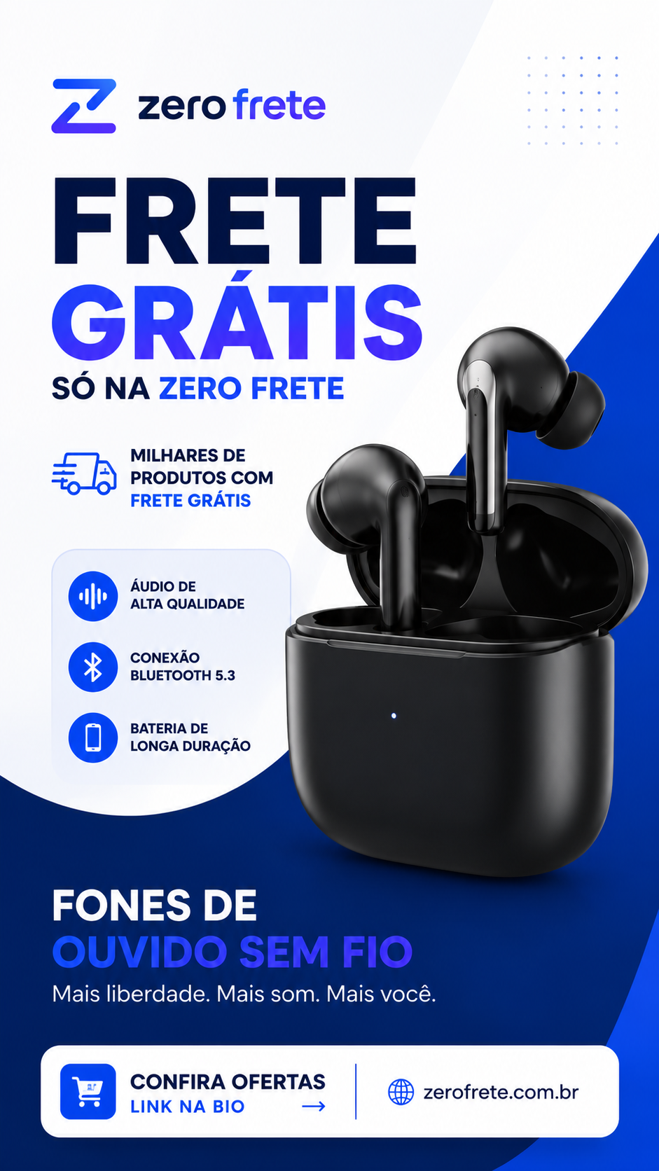 Fones com frete gratis!!!