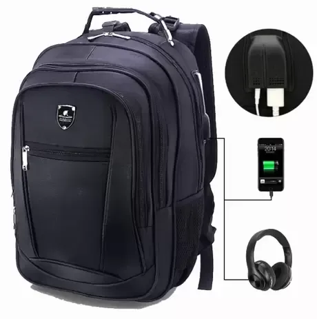 Mochila Resistente Masculina Feminina Ótima Trabalho Viagem - ZERO FRETE