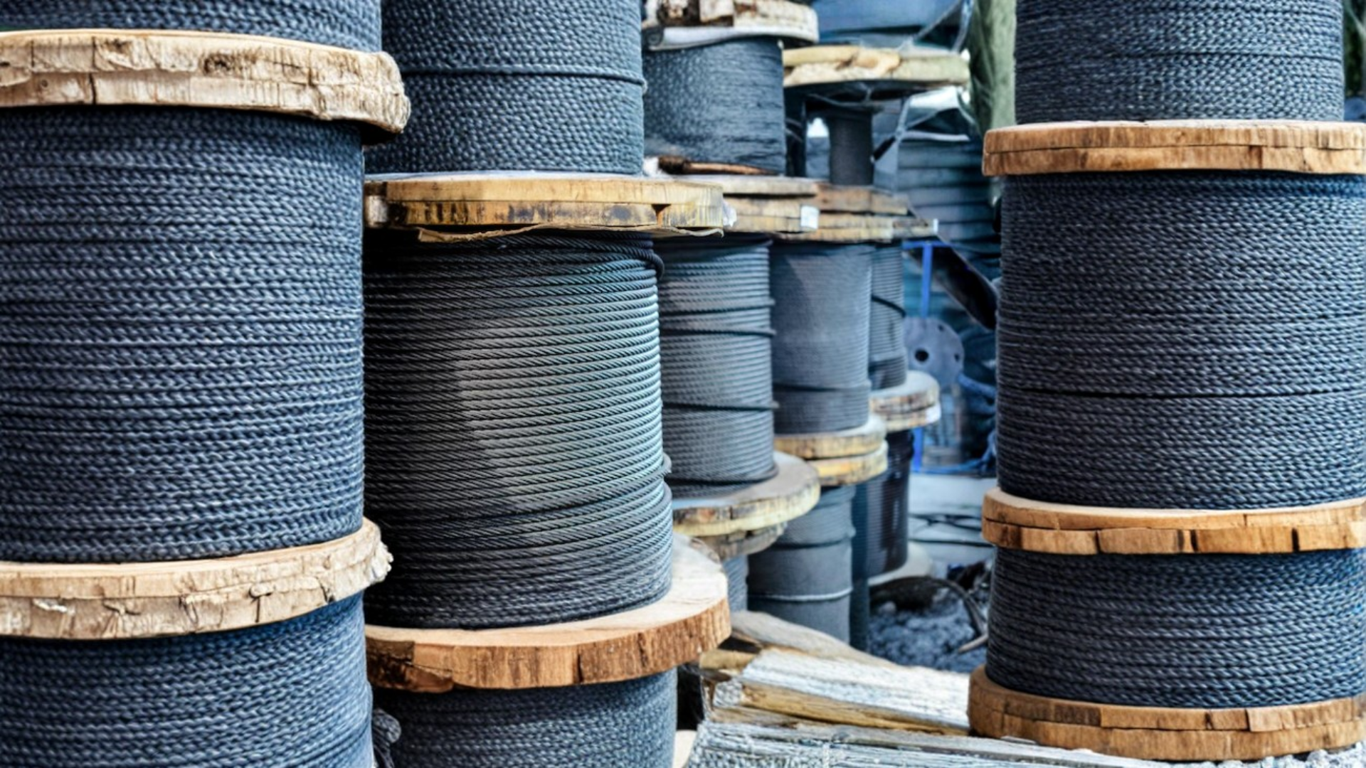 Equipamentos de subestação com isoladores, ilustrando a diferença entre sistemas monofásico, bifásico e trifásico na distribuição elétrica.