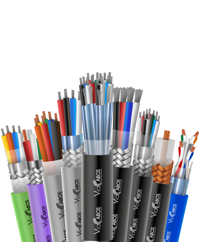Conjunto de cabos de rede, dados e comunicação ViaCabos, incluindo modelos CAT5, CAT6, coaxial, Profibus, Profinet, DeviceNet e cabos manga. Com blindagem em malha de cobre, fita de alumínio ou sem blindagem, são ideais para redes de computadores, sistemas de CFTV, automação industrial e centros de dados, protegendo sinais contra interferências e garantindo transmissão confiável.