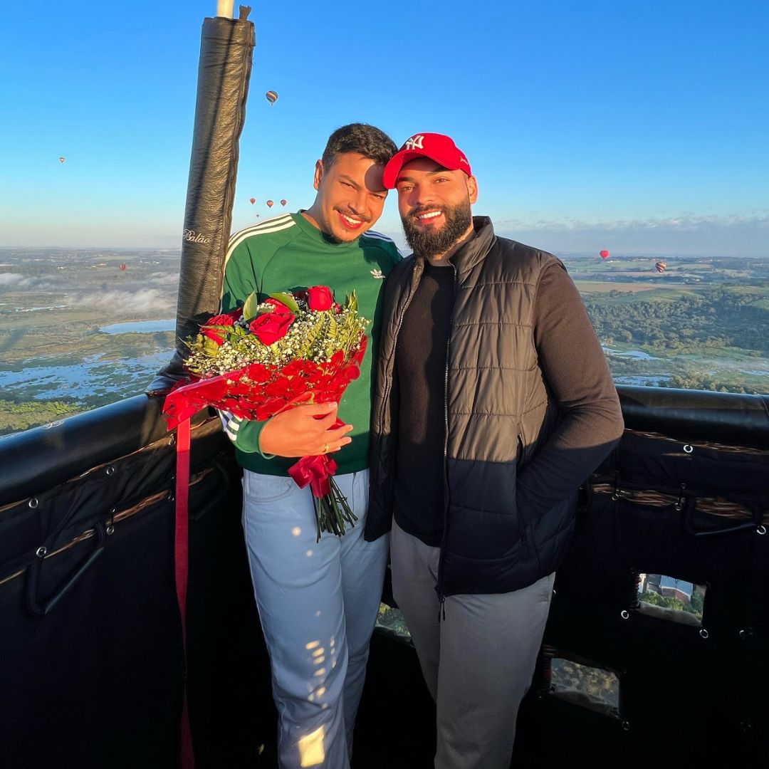 passeio de balão casal