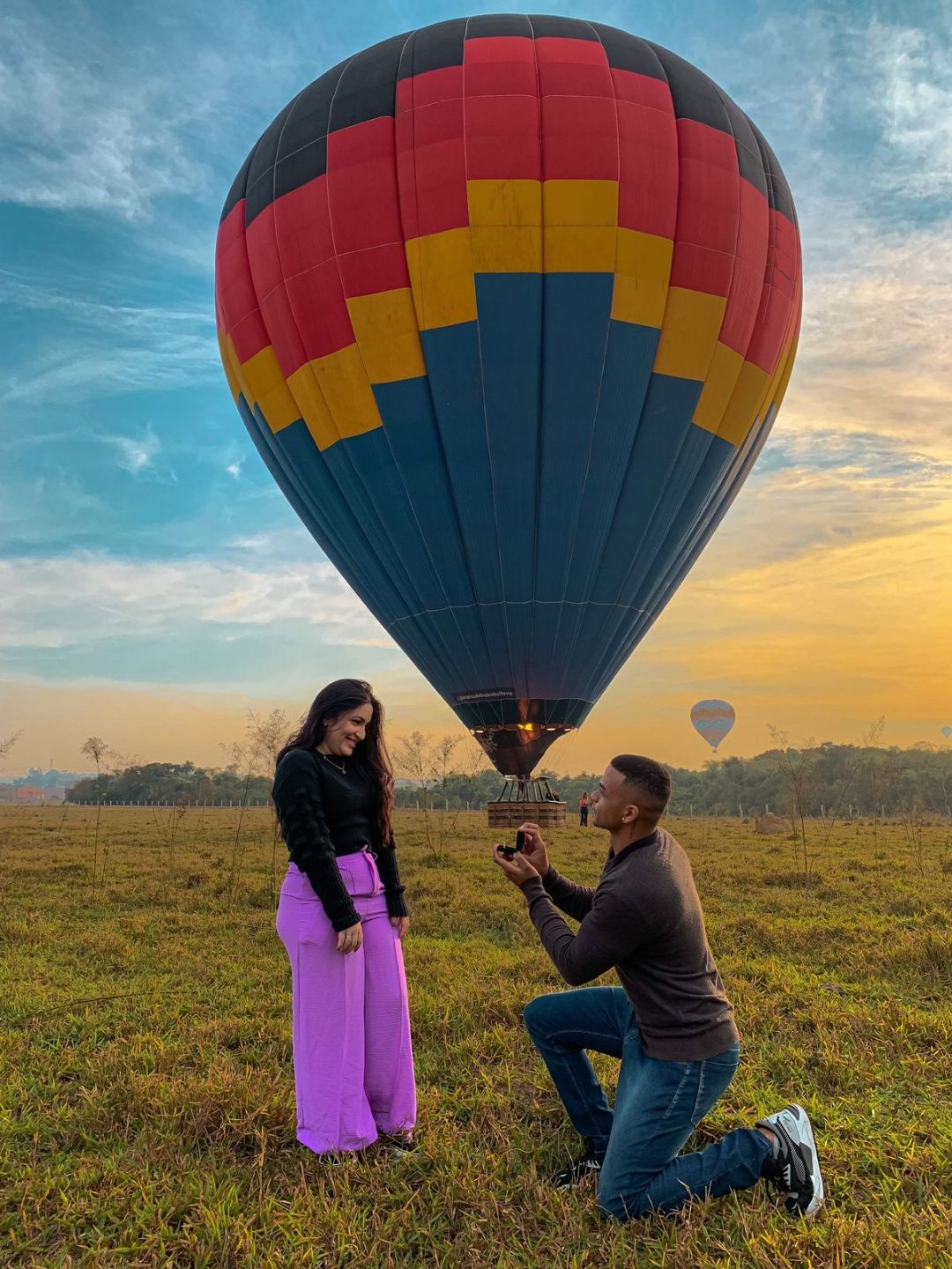 passeio de balão casal