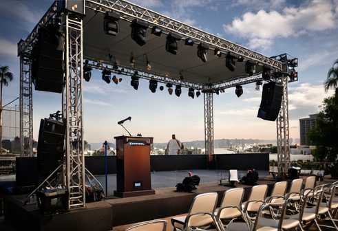 locação de equipamentos para eventos híbridos