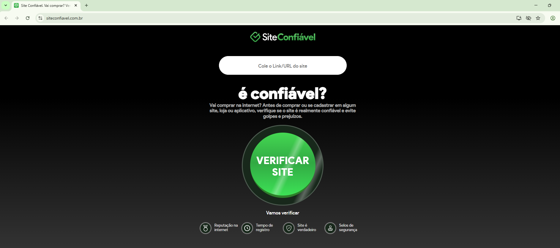 Site Confiável | ermitão click
