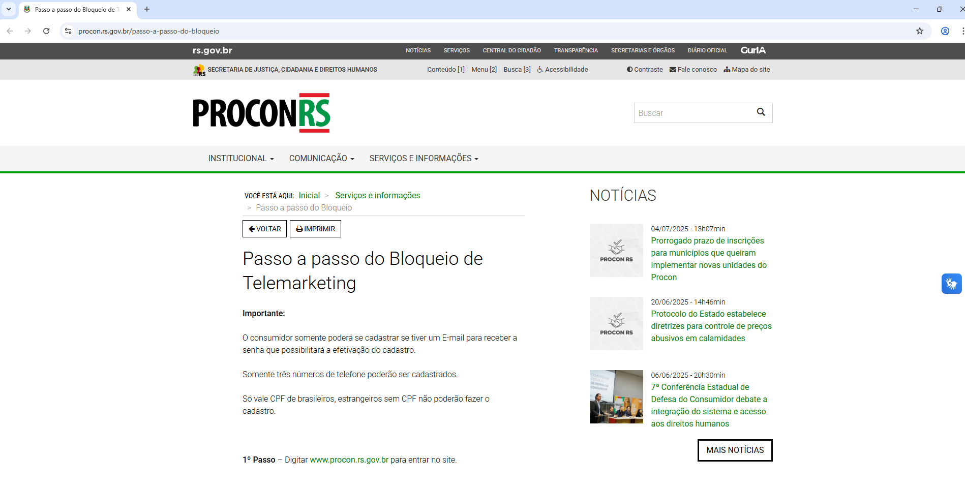 Consumidor | ermitão info