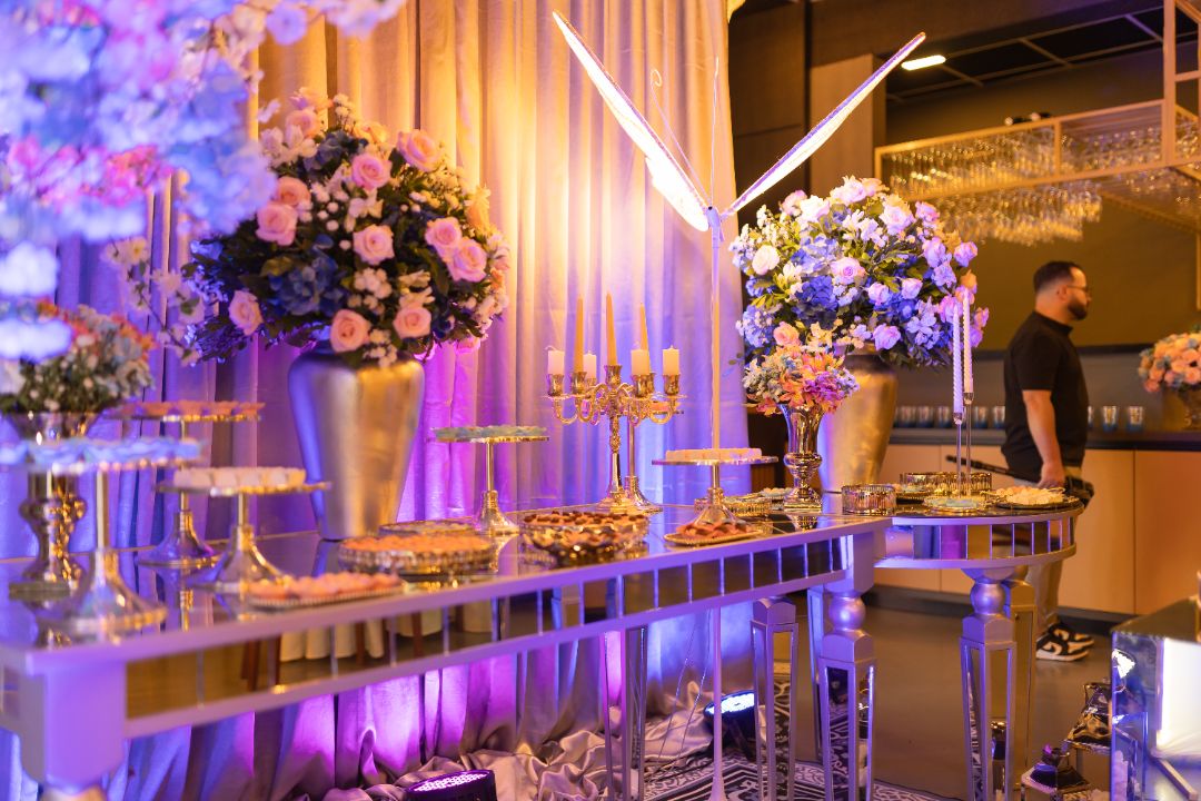 15 anos, flores, borboleta, rosa e azul