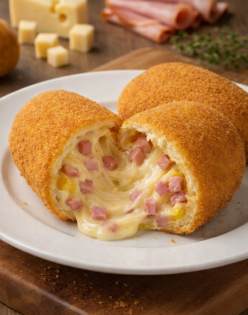 Casulo de Presunto e Queijo