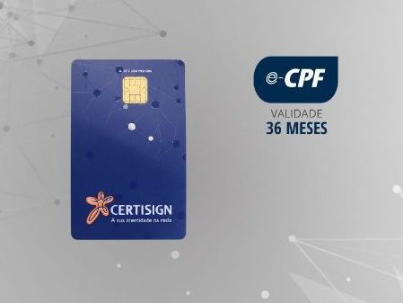 e-cpf a3 com smartcard