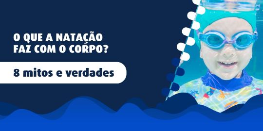 aluno na aula de natação representando os benefícios para o corpo e saúde através do esporte