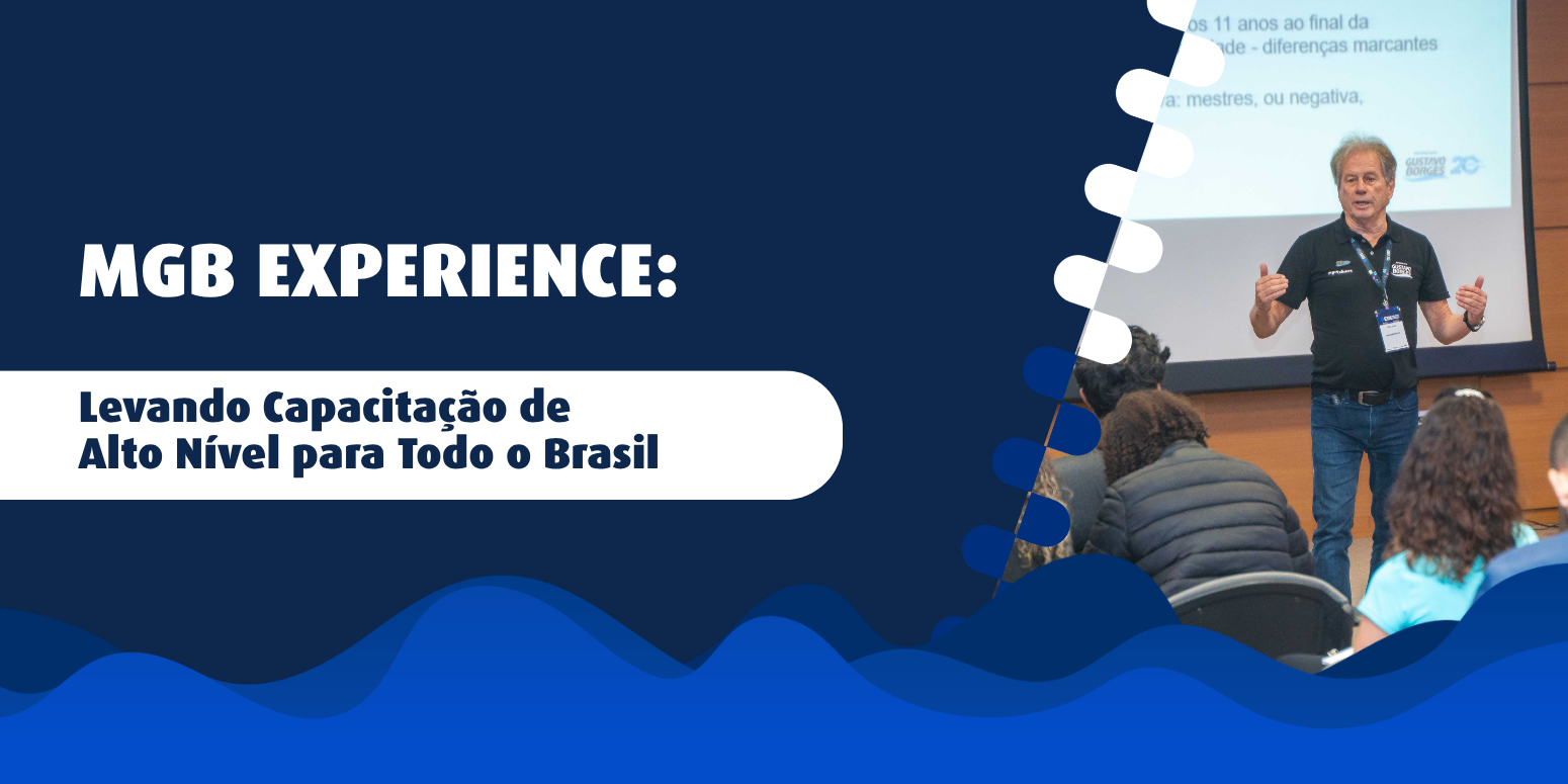 William Urrize ministrando curso durante o MGB Experience