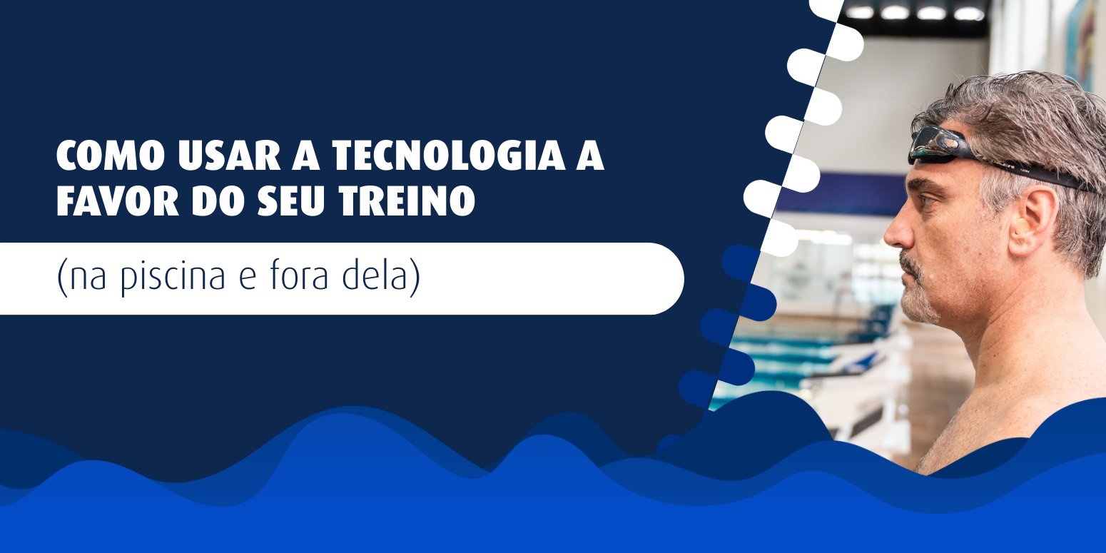 Renato Ramalho sócio MGB representando o uso de tecnologias para melhorar o desempenho em treinhos de natação