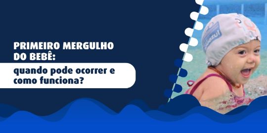 bebê nadando com a metodologia gustavo borges