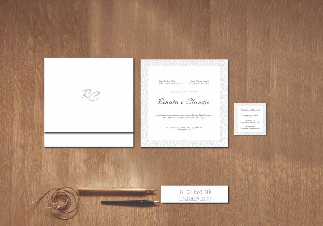 Identidade Casamento Renata e Cláudio